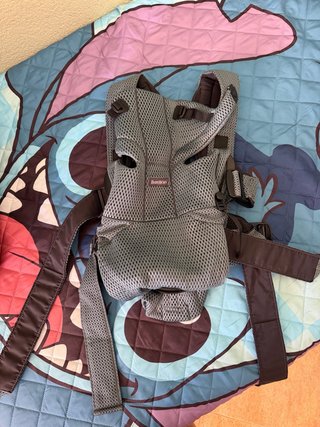 Mochila Portabebés BabyBjörn Gris Malla