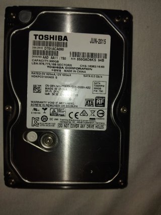 Disco Duro Toshiba 500GB