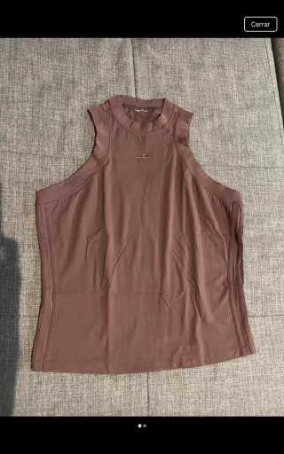 Camiseta sin mangas Adidas marrón