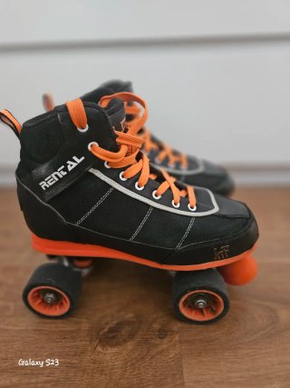 Patines de Hockey Negros y Naranjas