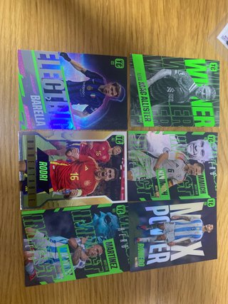 Colección cartas fútbol TC Barella Rodri Allister