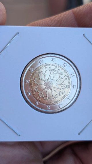 Moneda 2 Euros Chipre 2020 Conmemorativa