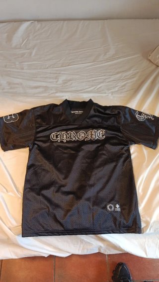 Camiseta Chrome Hearts Fútbol Americano Negra