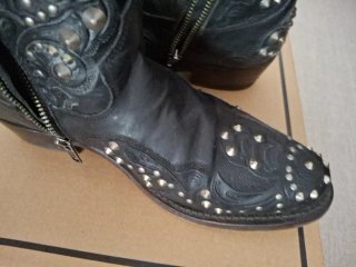 Botines estilo Country  Tachuelas Talla 38 unisex