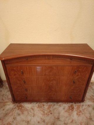 Cómoda tocador madera diseño clásico