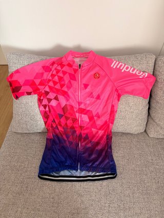 Maillot de ciclismo corto niña. Talla M (9-10años)