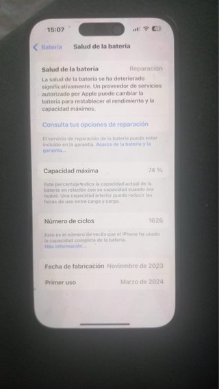 iPhone 15 128GB Negro