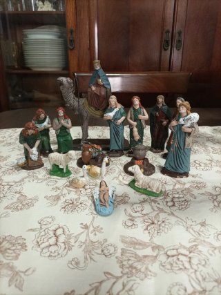 Figuras Belén Nacimiento Reyes Magos Animales