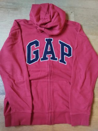 Chaqueta con cremallera Gap roja