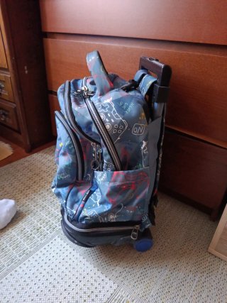 Mochila con carro temática videojuegos