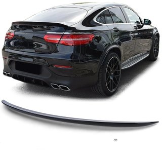 PESTAÑA / ALERÓN TRASERO PARA MERCEDES GLC COUPE C253 15-22 LOOK AMG NEGRO BRILLO