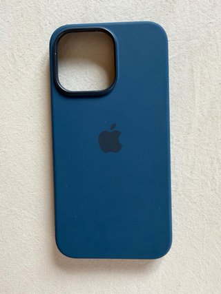 Funda Silicona Apple para iPhone 13 Pro Azul