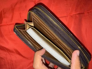 Cartera Louis Vuitton Monogram Marrón