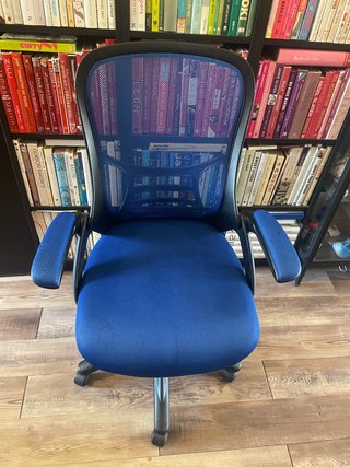 Silla de oficina Flash Furniture de malla azul
