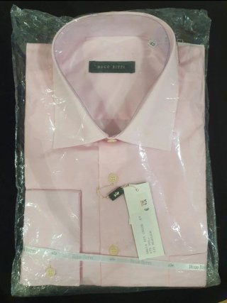 Camisa Hugo Bitti Rosa Talla 43