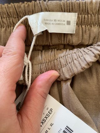 Pantalón Zara Beige Talla XS