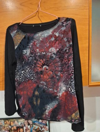 Camiseta Manga Larga Estampada