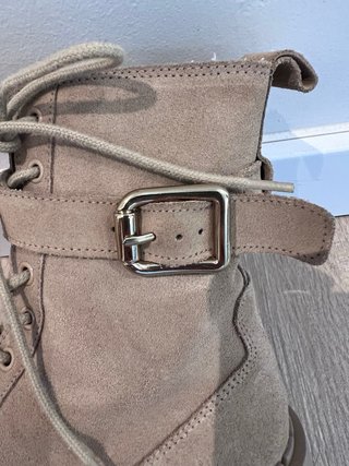 Botas Zara Beige Ante T38