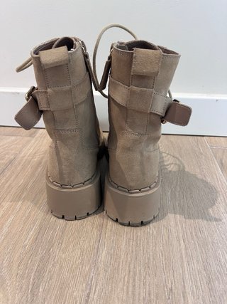 Botas Zara Beige Ante T38