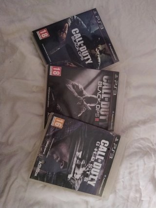 Call of Duty Black Ops, BO II y Ghosts PS3