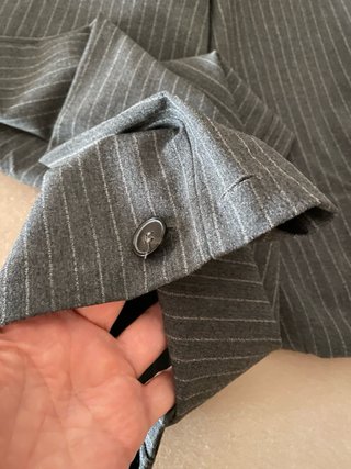 Pantalones de raya diplomática Zara Talla M