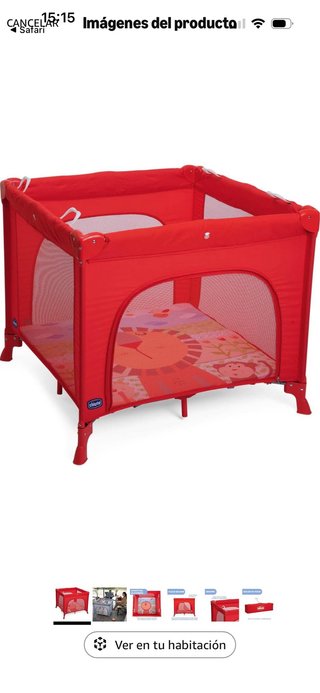 Parque infantil Chicco rojo