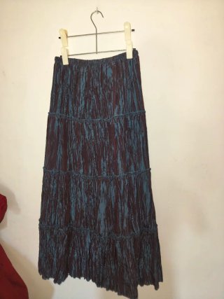 Falda larga maxi estilo bohemio