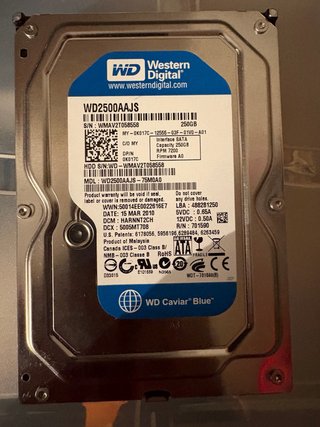 Disco Duro Western Digital 250GB