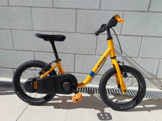 Bicicleta infantil B'Twin 16 amarilla