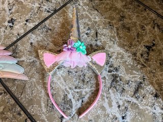 Disfraz Unicornio Alas, Falda Arcoíris y Diadema.