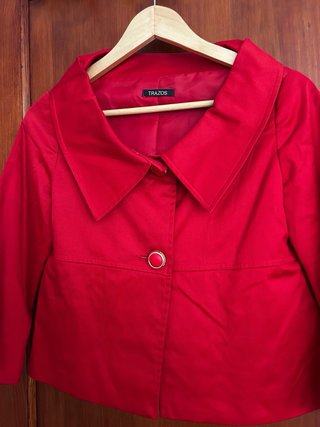 Chaqueta Trazos Roja