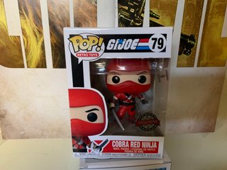 Funko Pop G.I. Joe Cobra Red Ninja 79