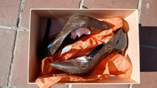 Zapatos Tacón Louis Vuitton Originales Nuevos
