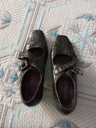 Zapatos Pitillos Marrones Talla 36
