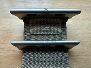 Apple Watch ULTRA 49mm. Olive Alpine Loop M