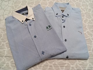 Lote 2 Camisas Hombre La Jaca Azul