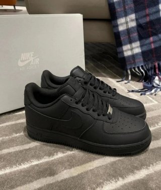 Nike Air Force 1 Low '07 Negras Talla 36