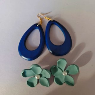 Set de 2 pares de pendientes