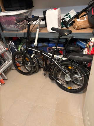 Bicicleta Plegable Bergsteiger Negra