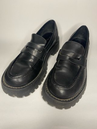 Mocasines Stradivarius Negros Mujer