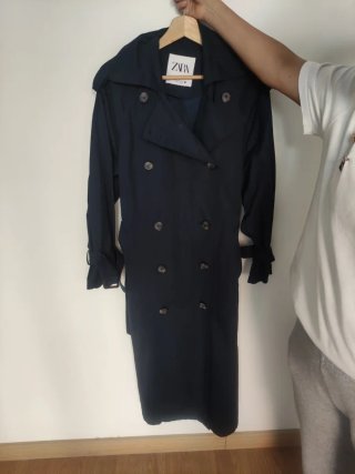 Gabardina Zara Negra