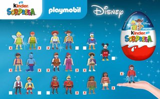 Colección Kinder Sorpresa Disney Playmobil