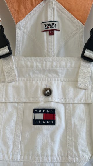 Mono corto Tommy Hilfiger blanco