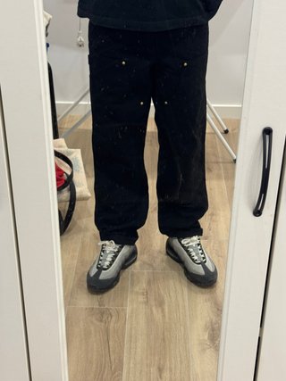 Calças Carhartt Double Knee Pretas