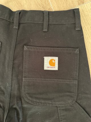 Calças Carhartt Double Knee Pretas