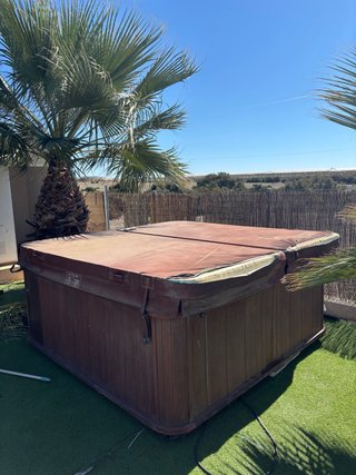 Jacuzzi exterior madera