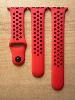 Apple Watch X Nike 45mm. Crimson/Gym Red Band