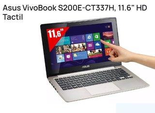 Computer portatile touch Asus S200E con SSD da 120GB