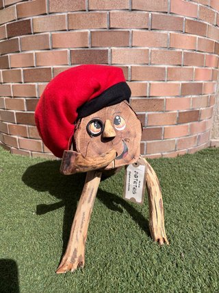 Tió de Nadal artesanal