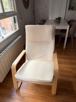 Sillón Pello Ikea Beige Madera